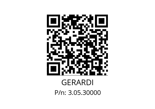   GERARDI 3.05.30000