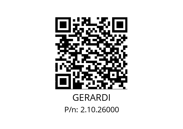   GERARDI 2.10.26000