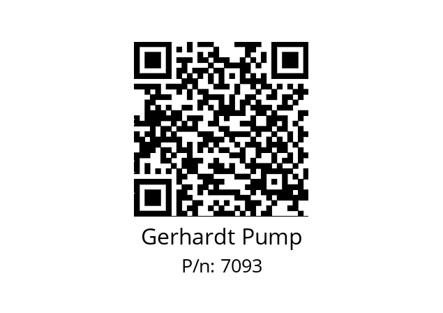   Gerhardt Pump 7093