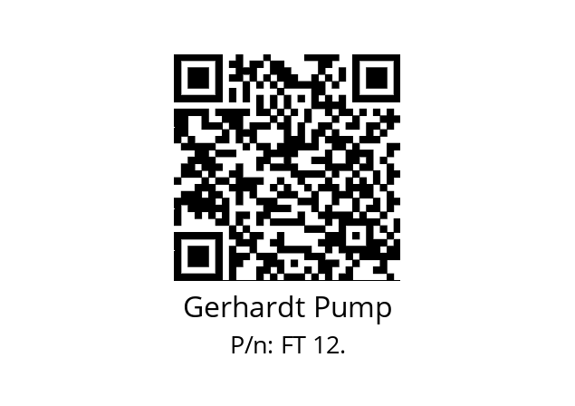   Gerhardt Pump FT 12.