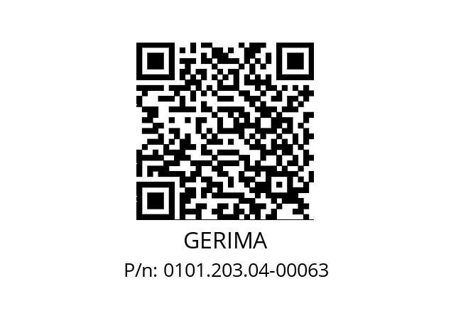   GERIMA 0101.203.04-00063