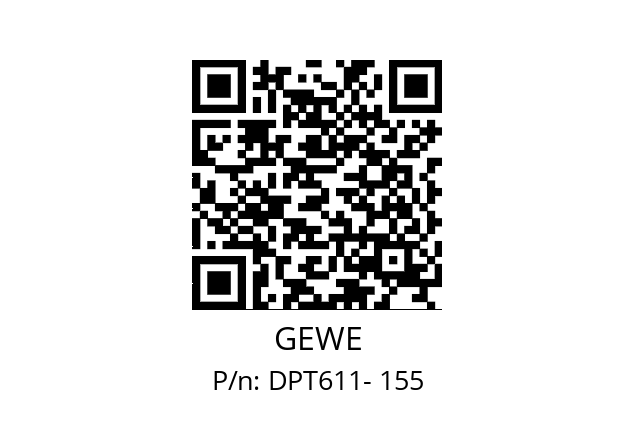   GEWE DPT611- 155