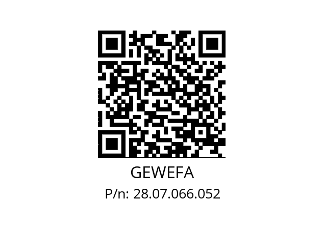   GEWEFA 28.07.066.052