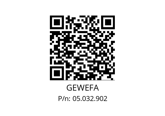   GEWEFA 05.032.902