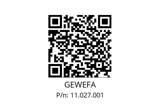   GEWEFA 11.027.001