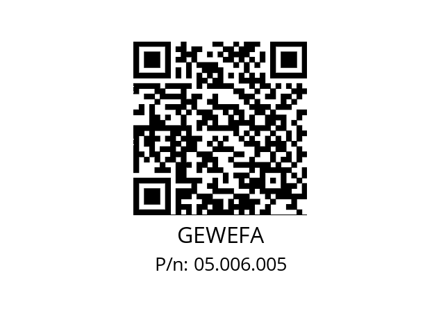   GEWEFA 05.006.005