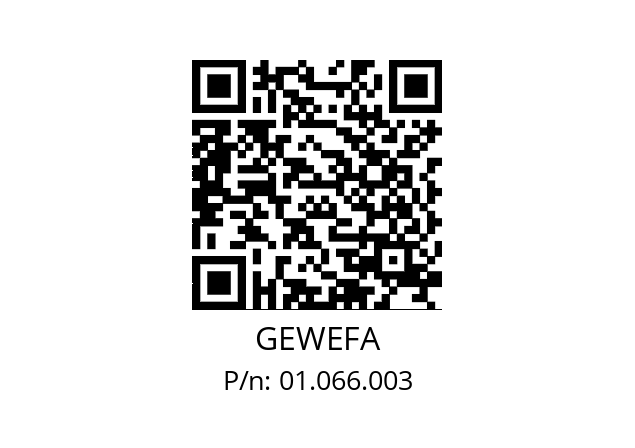   GEWEFA 01.066.003