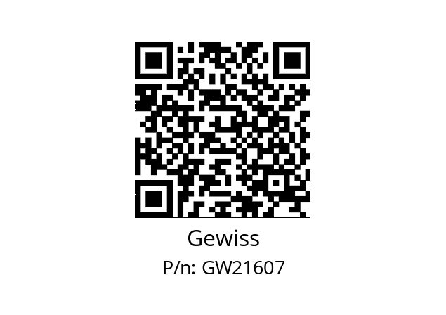   Gewiss GW21607