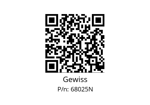   Gewiss 68025N