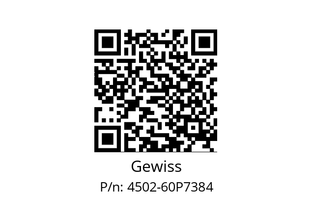   Gewiss 4502-60P7384