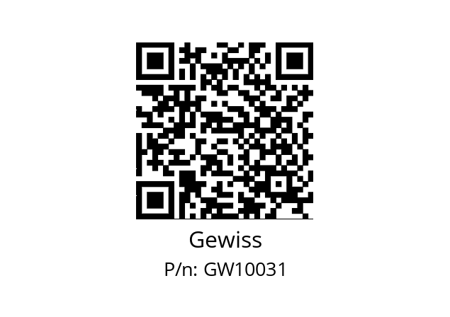   Gewiss GW10031