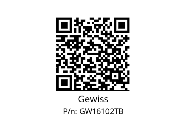   Gewiss GW16102TB