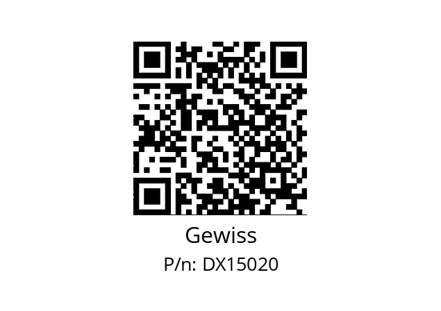   Gewiss DX15020