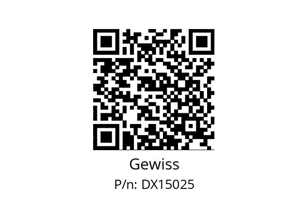   Gewiss DX15025