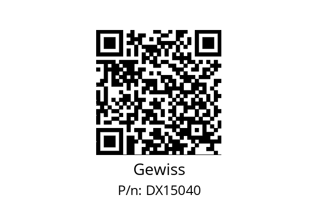   Gewiss DX15040