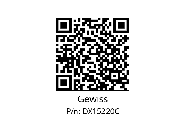   Gewiss DX15220C