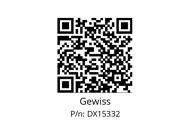   Gewiss DX15332