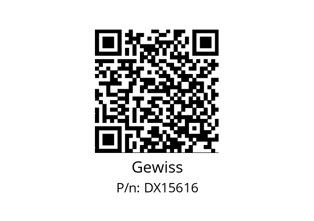   Gewiss DX15616