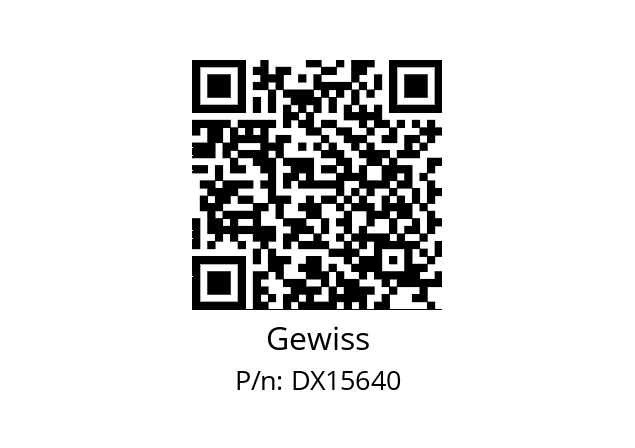   Gewiss DX15640