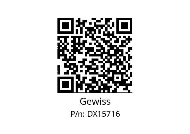   Gewiss DX15716