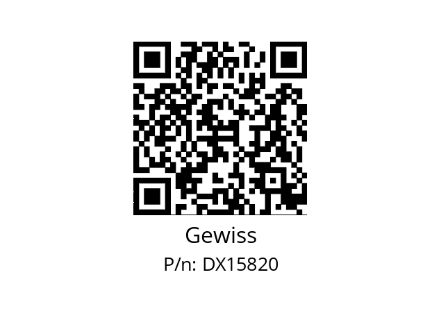   Gewiss DX15820