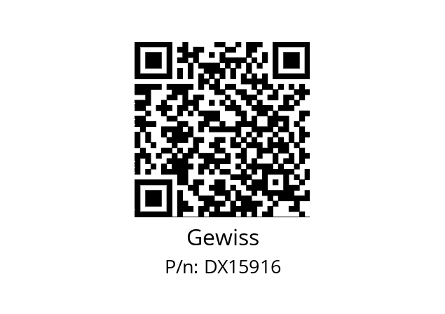   Gewiss DX15916