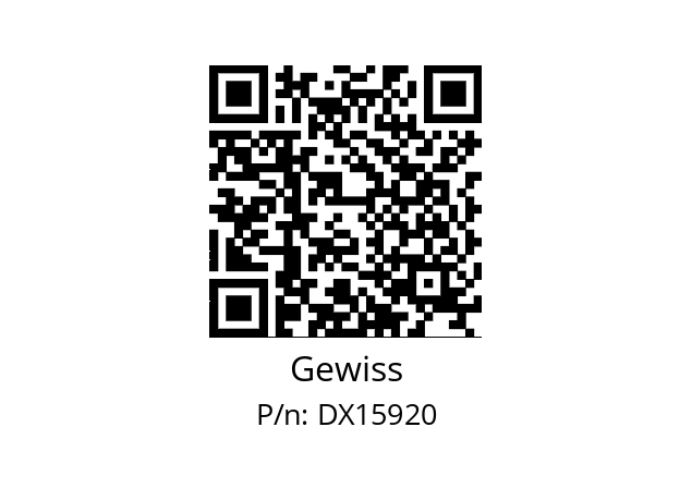   Gewiss DX15920