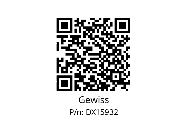   Gewiss DX15932