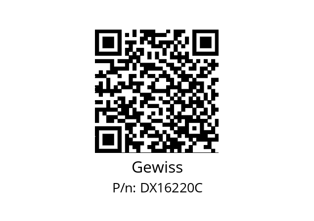   Gewiss DX16220C