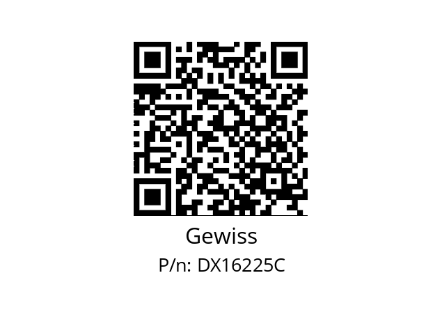   Gewiss DX16225C