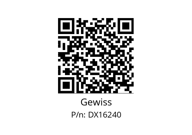   Gewiss DX16240