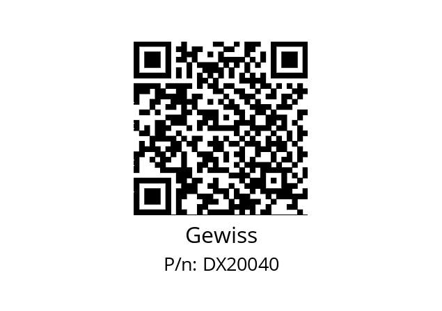   Gewiss DX20040