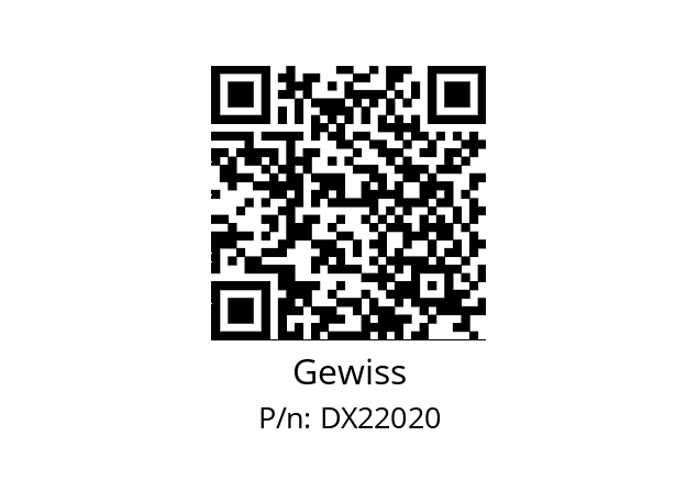   Gewiss DX22020