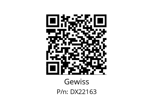   Gewiss DX22163