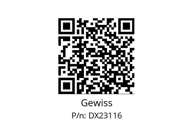   Gewiss DX23116