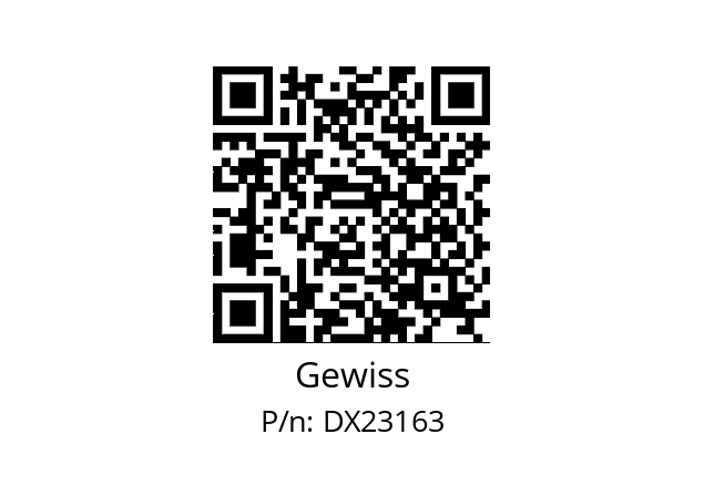   Gewiss DX23163