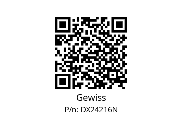   Gewiss DX24216N