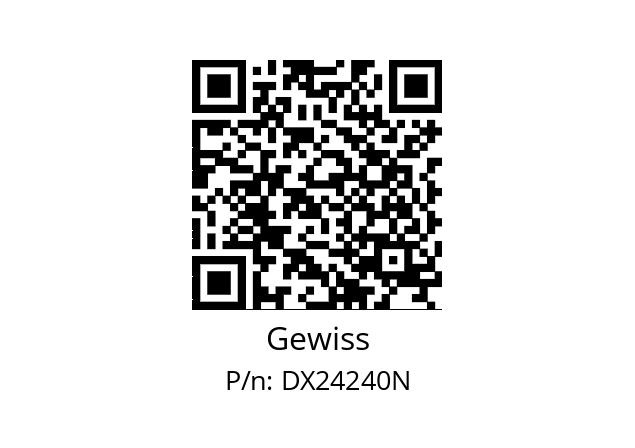   Gewiss DX24240N