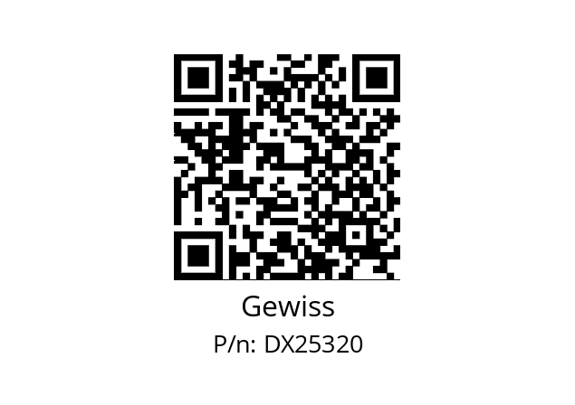   Gewiss DX25320