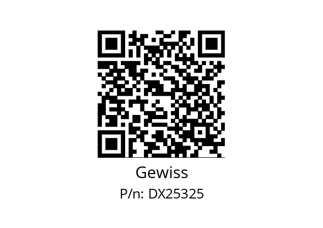   Gewiss DX25325