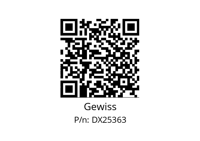   Gewiss DX25363