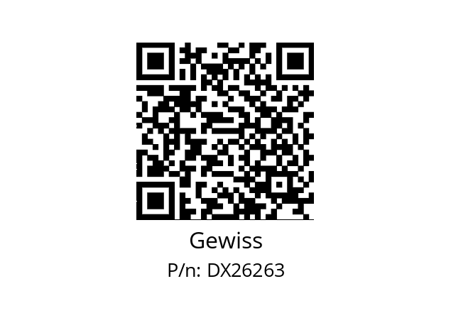   Gewiss DX26263