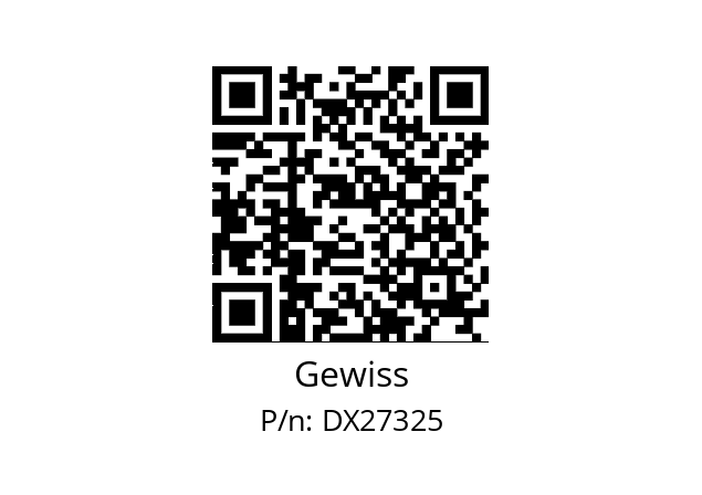   Gewiss DX27325