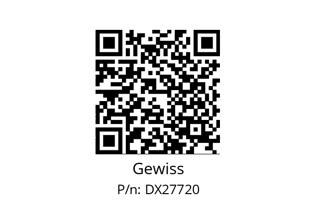   Gewiss DX27720