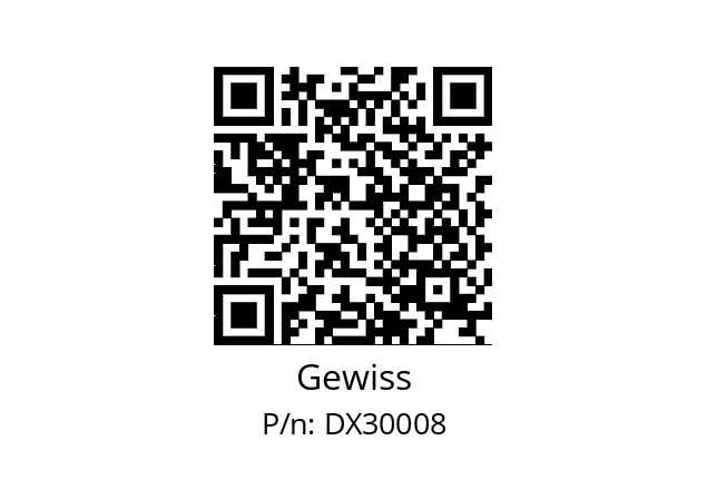   Gewiss DX30008