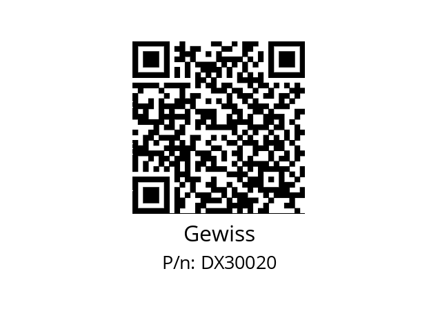   Gewiss DX30020