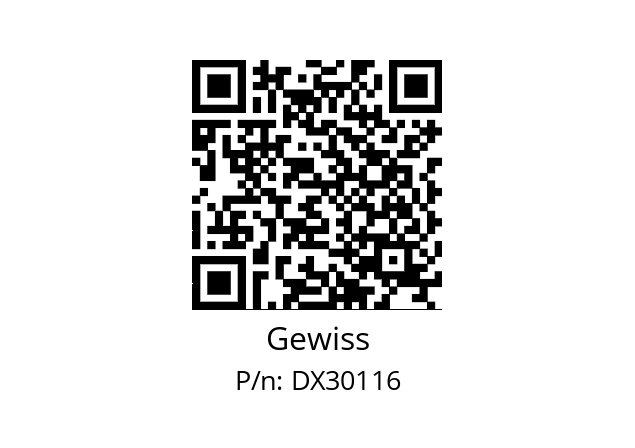   Gewiss DX30116