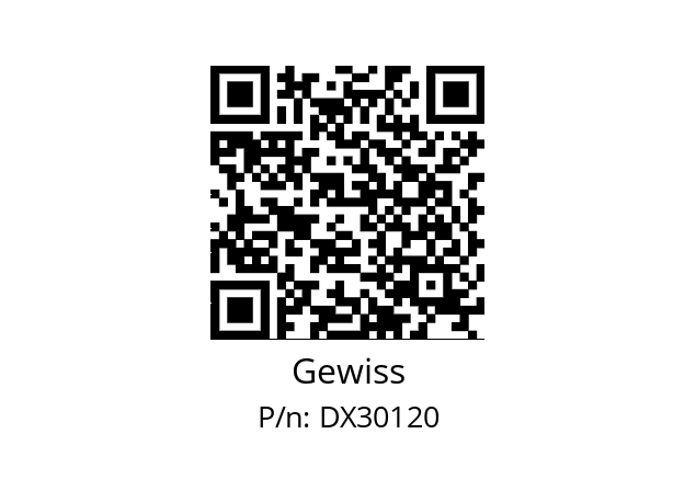   Gewiss DX30120