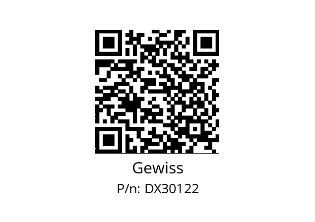   Gewiss DX30122