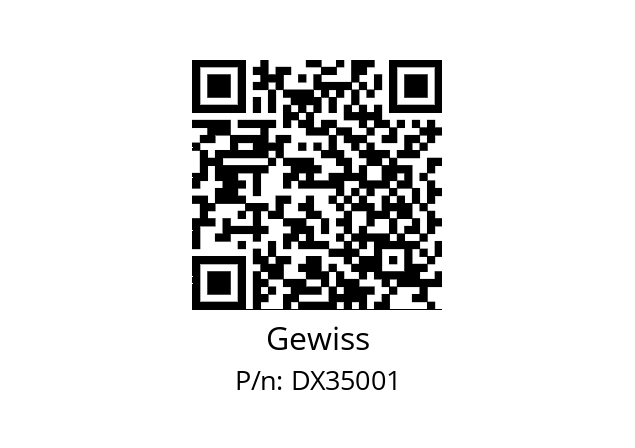   Gewiss DX35001